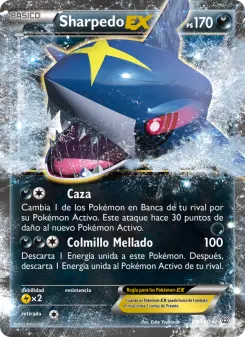 Sharpedo EX, Duelos Primigenios Nº 91 Normal