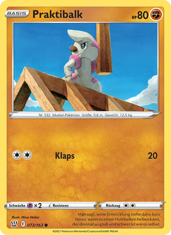 Praktibalk, Kampfstile Nº 73