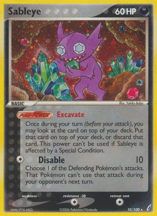 Sableye, Crystal Guardians Nº 10