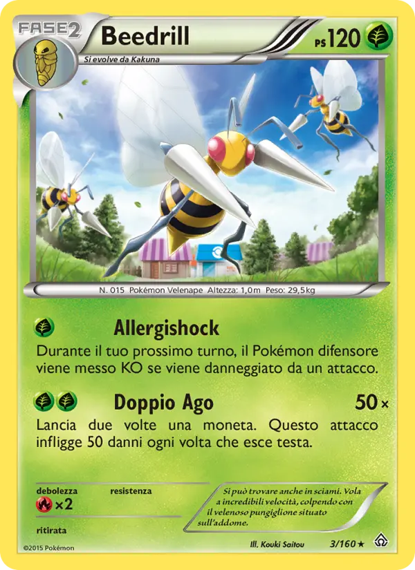 Beedrill, Scontro Primordiale No. 3