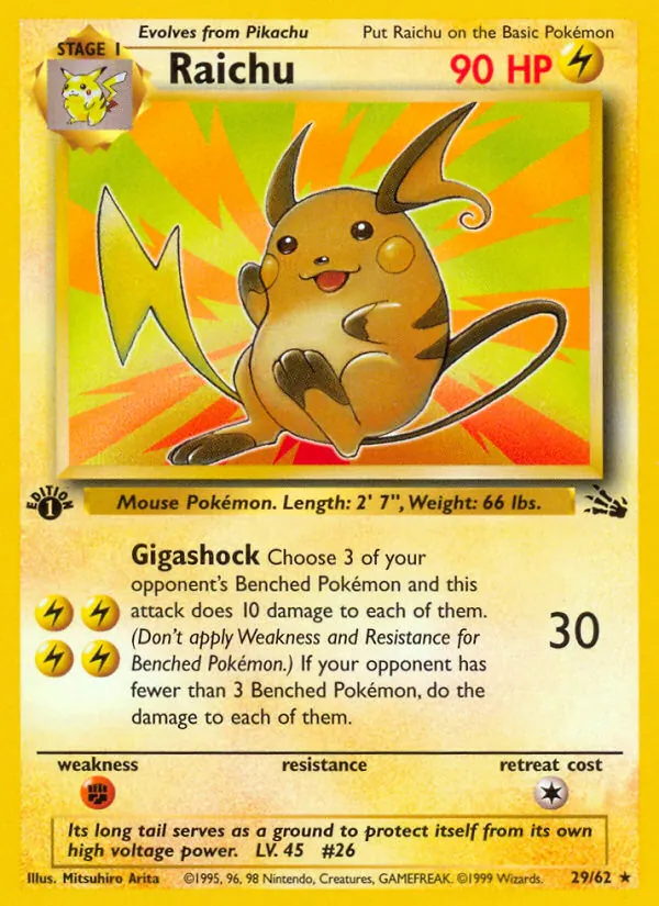 Raichu, Fossil Nº 29