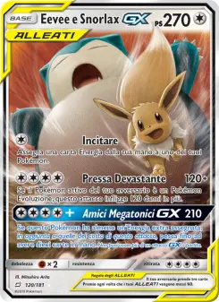 Eevee e Snorlax GX, Gioco di Squadra Nº 120 Normal