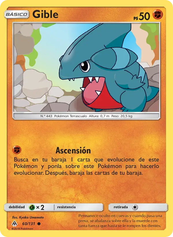 Gible, Luz Prohibida No. 60
