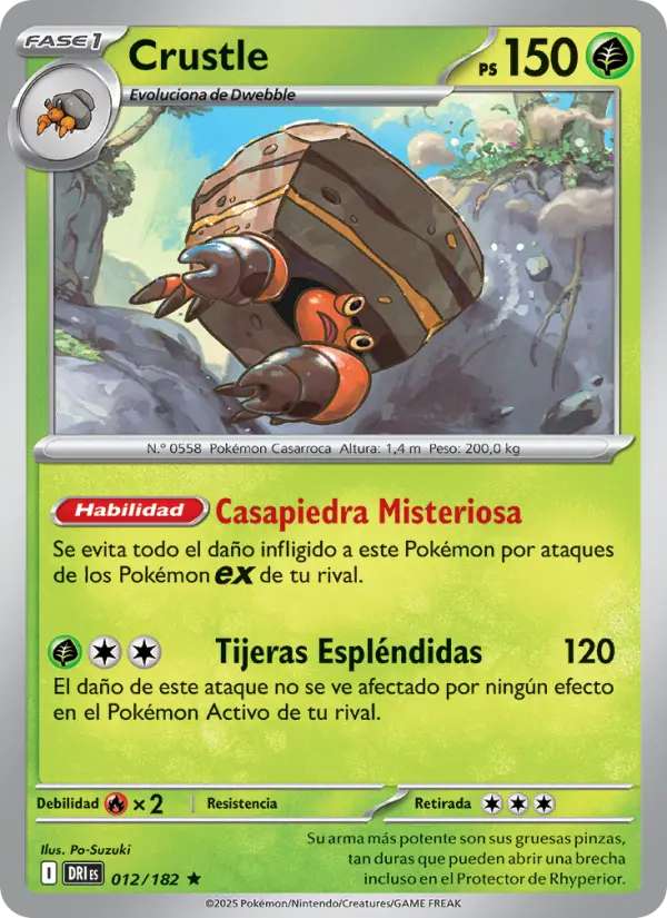 Crustle, Rivales Predestinados No. 012