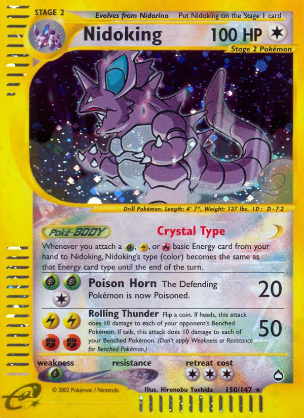 Nidoking, Aquapolis Nº 150