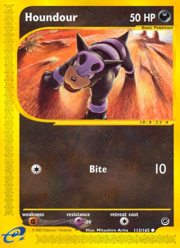 Houndour, Expedition Base Set Nº 113