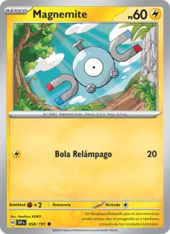 Magnemite, Chispas Fulgurantes No. 058 Normal