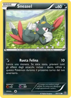 Sneasel, Vapori Accesi Nº 60 Normal