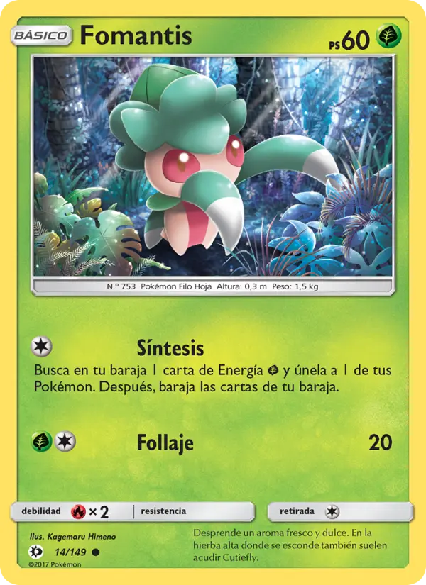 Fomantis, Sol y Luna No. 14