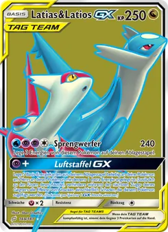 Latias & Latios GX, Teams Sind Trumpf Nº 169 Normal