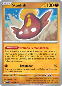 Stunfisk, Llamas Obsidianas Nº 112 Normal
