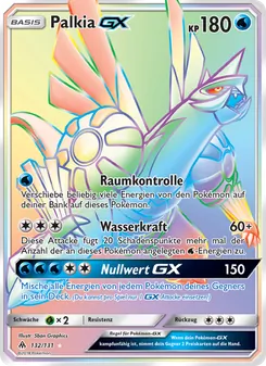 Palkia GX, Grauen Der Lichtfinsternis Nº 132 Normal