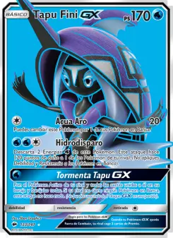Tapu Fini GX, Sombras Ardientes No. 133 Holo