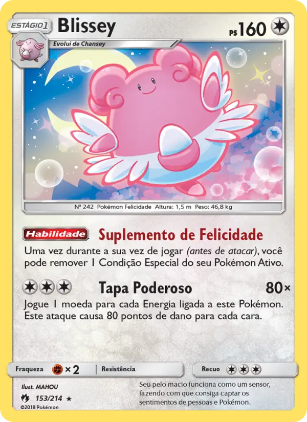 Blissey, Tuoni Perduti Nº 153
