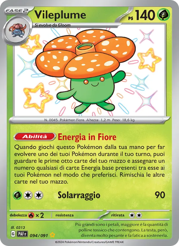 Vileplume, Destino di Paldea No. 094
