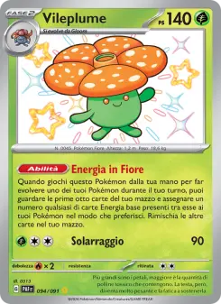 Vileplume, Destino di Paldea No. 094 Holo