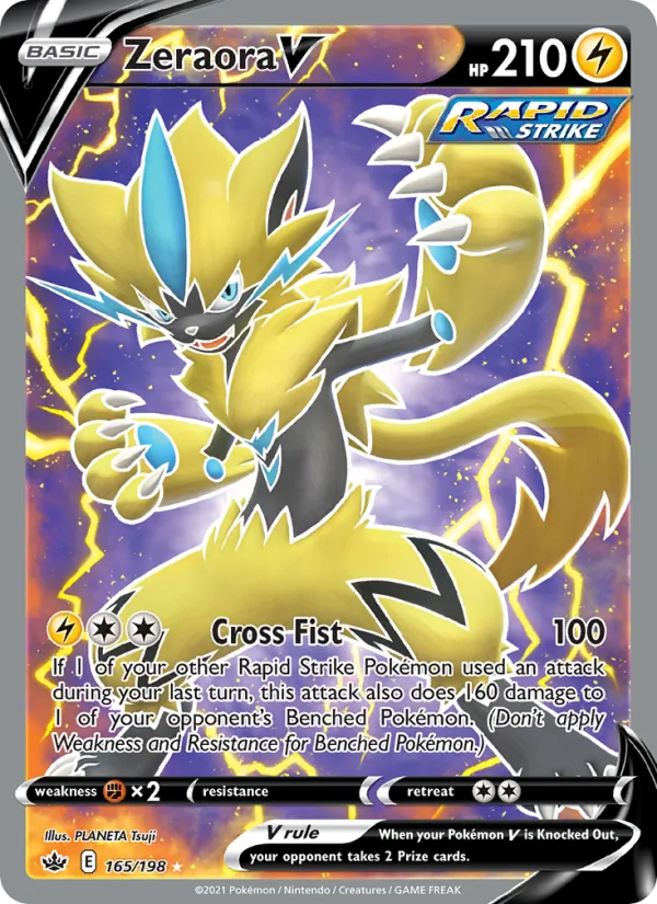 Zeraora V, Chilling Reign Nº 165