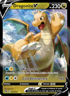 Dragonite V, Pokémon GO No. 049 Holo