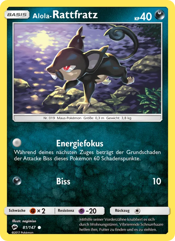 Alola-Rattfratz, Nacht in Flammen No. 81