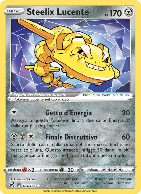 Steelix Lucente, Origine Perduta No. 124