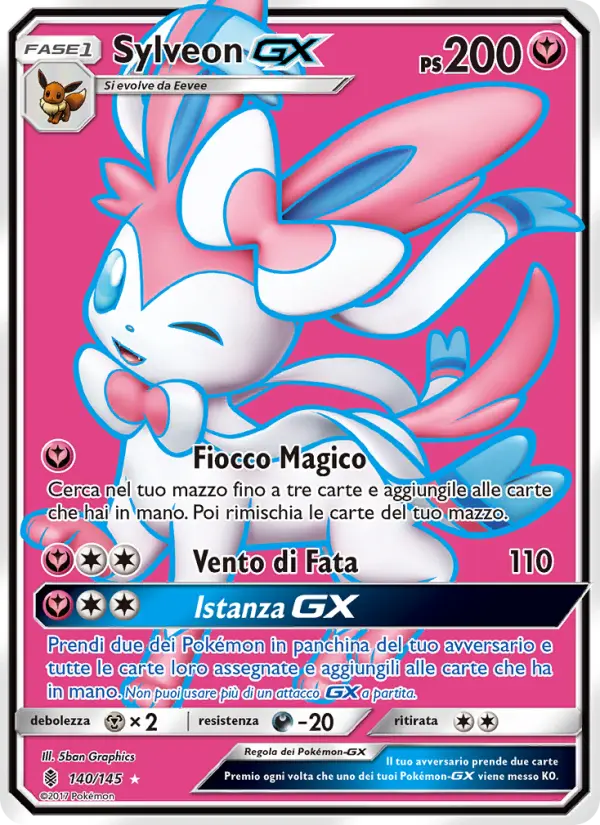 Sylveon GX, Guardiani Nascenti Nº 140