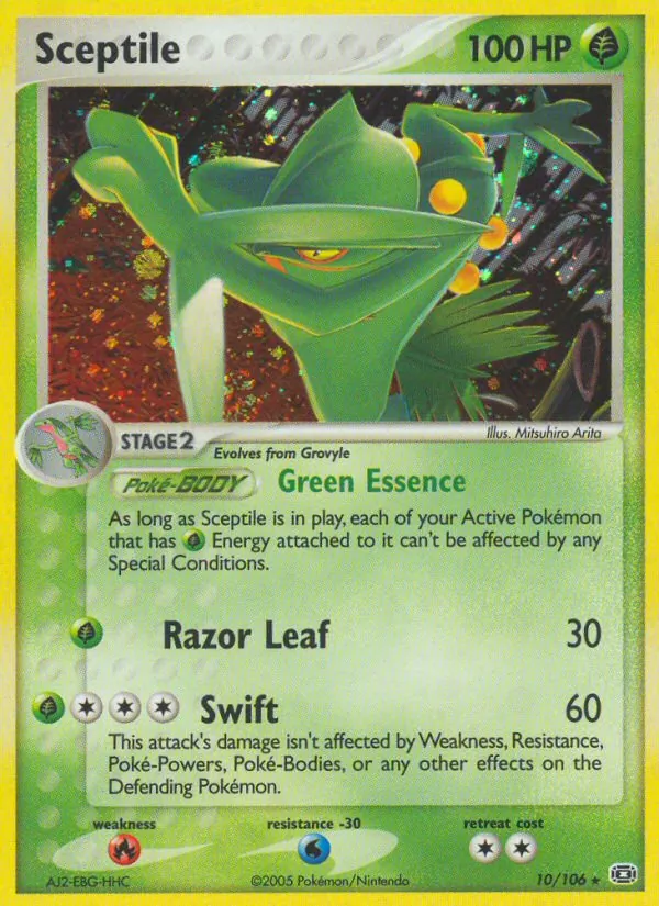Sceptile, Emerald Nº 10