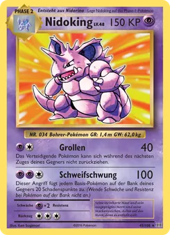 Nidoking, Evolution Nº 45 Normal