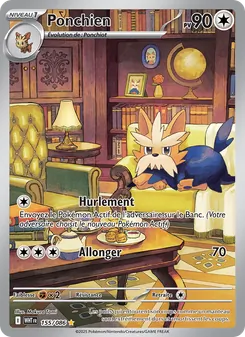 Ponchien, Flamme Blanche Nº 155 Holo