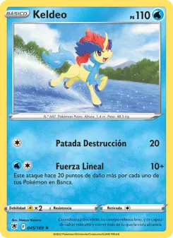 Keldeo, Resplandor Astral No. 045 Holo