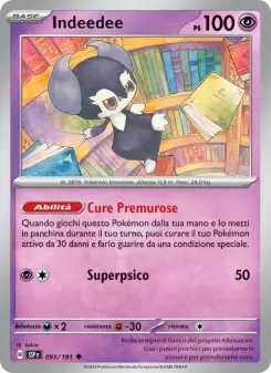 Indeedee, Scintille Folgoranti No. 093 Normal