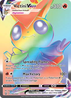 Victini VMAX, Battle Styles No. 165 Holo