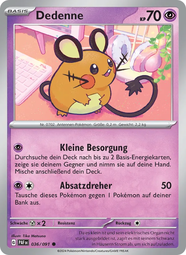 Dedenne, Paldeas Schicksale No. 036