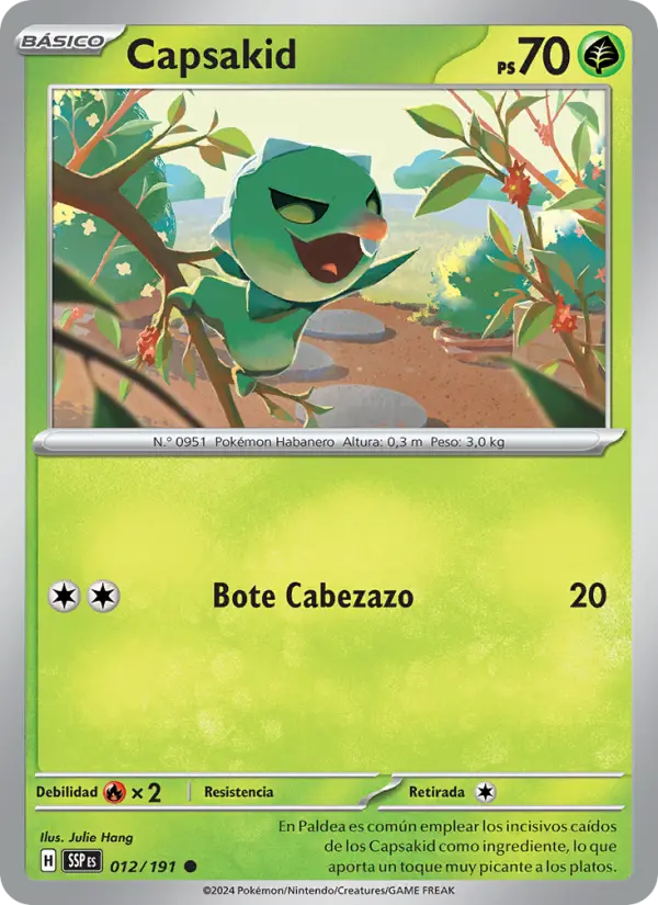 Capsakid, Chispas Fulgurantes No. 012