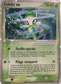 Celebi ex, EX Forces Cachées Nº 117 Holo