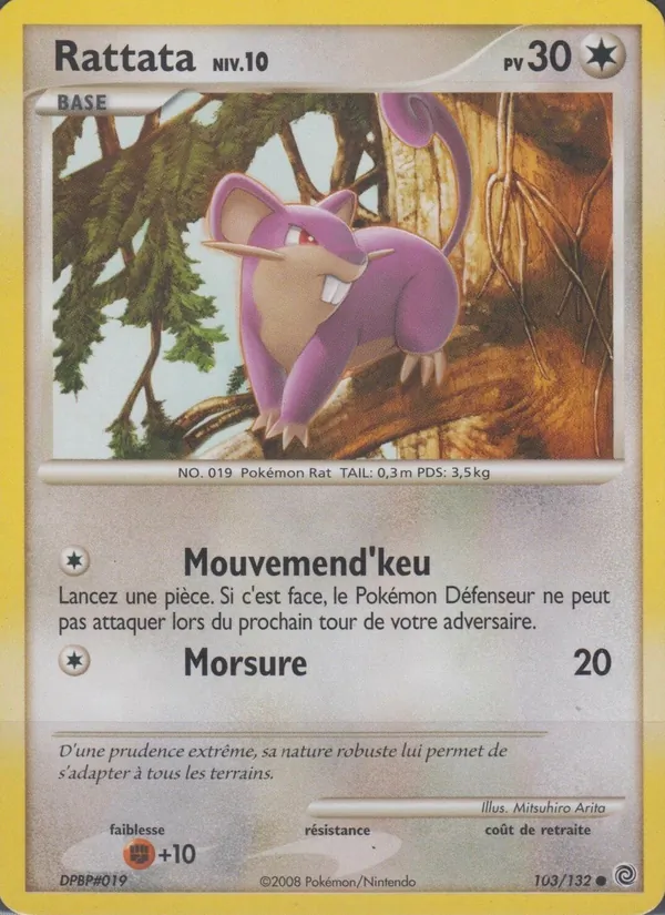 Rattata, Merveilles Secrètes No. 103
