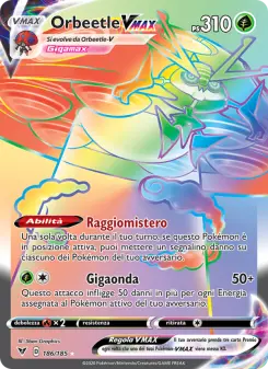 Orbeetle VMAX, Voltaggio Sfolgorante No. 186 Holo