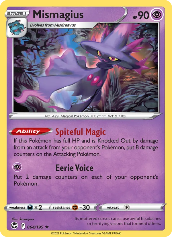 Mismagius, Silver Tempest Nº 064
