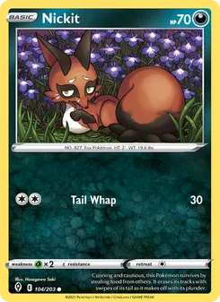 Nickit, Evolving Skies Nº 104 Normal