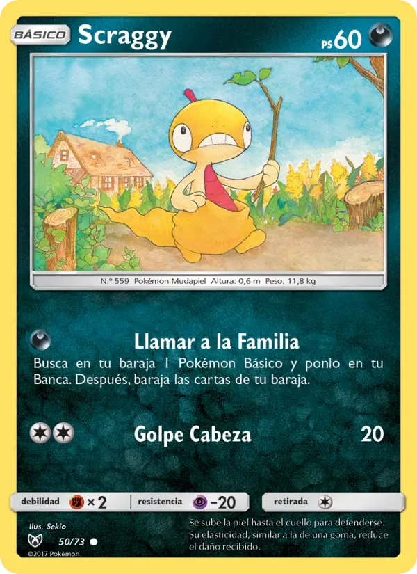 Scraggy, Leyendas Luminosas No. 50