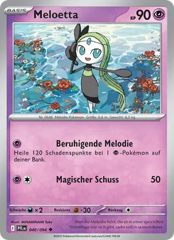 Meloetta, Fatale Flammen Nº 040 Normal