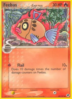 Feebas δ, Dragon Frontiers No. 49 Normal