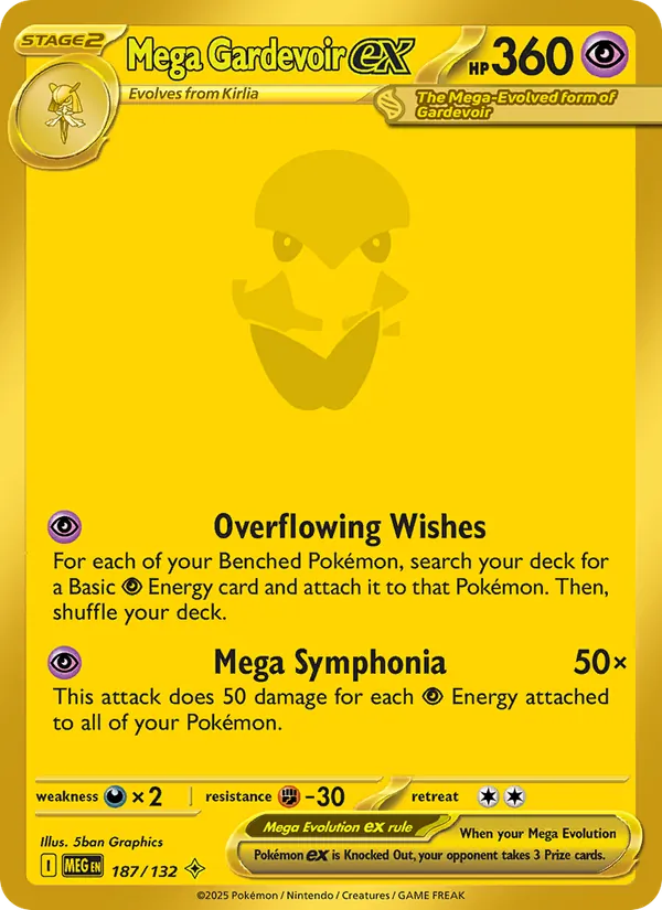 Mega Gardevoir ex, Mega Evolution No. 187