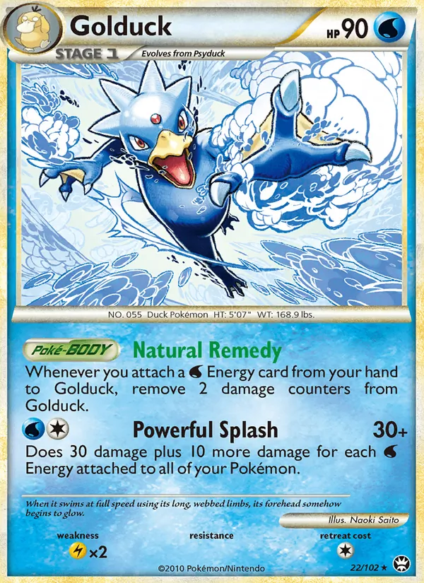Golduck, Triumphant No. 22