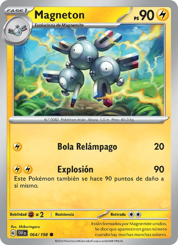 Magneton, Escarlata y Púrpura No. 064