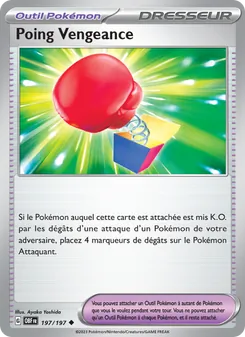 Poing Vengeance, Flammes Obsidiennes No. 197 Normal
