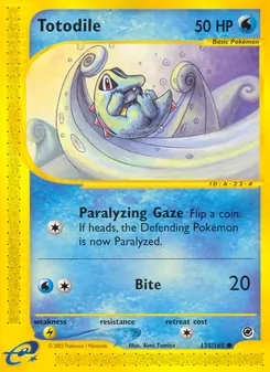 Totodile, Expedition Base Set No. 135 Normal