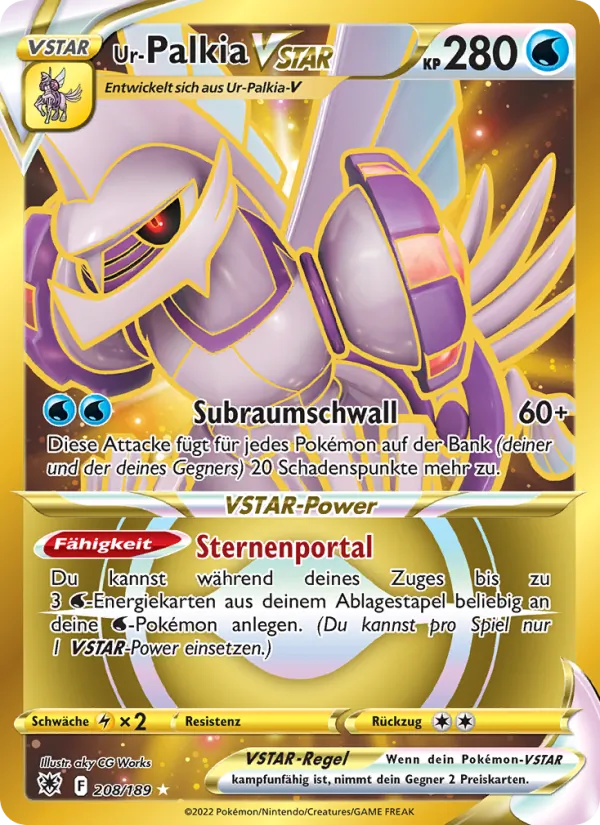 Ur-Palkia VSTAR, Astralglanz No. 208