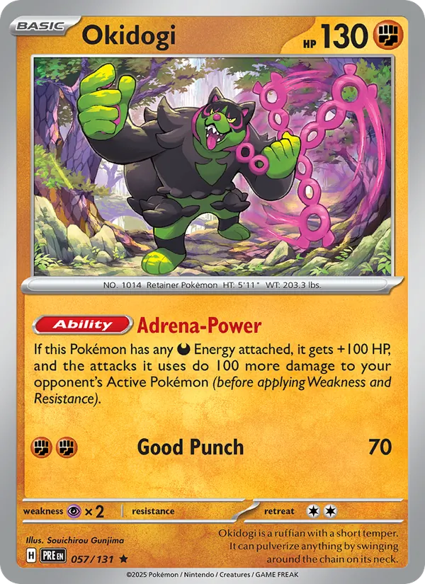 Okidogi, Prismatic Evolutions No. 057