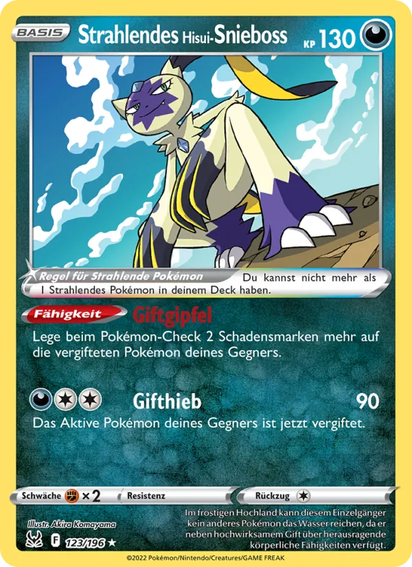 Strahlendes Hisui-Snieboss, Verlorener Ursprung No. 123