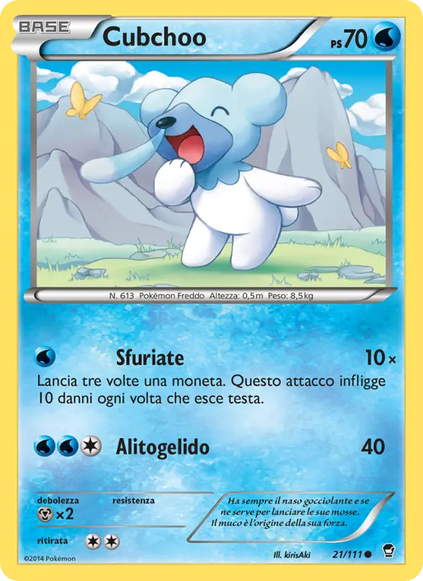 Cubchoo, Colpi Furiosi No. 21